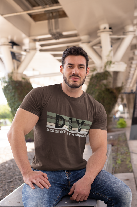 💥 "DIY - Destroy It Yourself" Funny Handyman T-Shirt